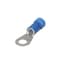 Panduit Ring Terminal, 5/16 in Stud Size, 6 AWG, 600 V, Vinyl Insulated, Blue, 200 PK PV6-56R-T - alternate 2